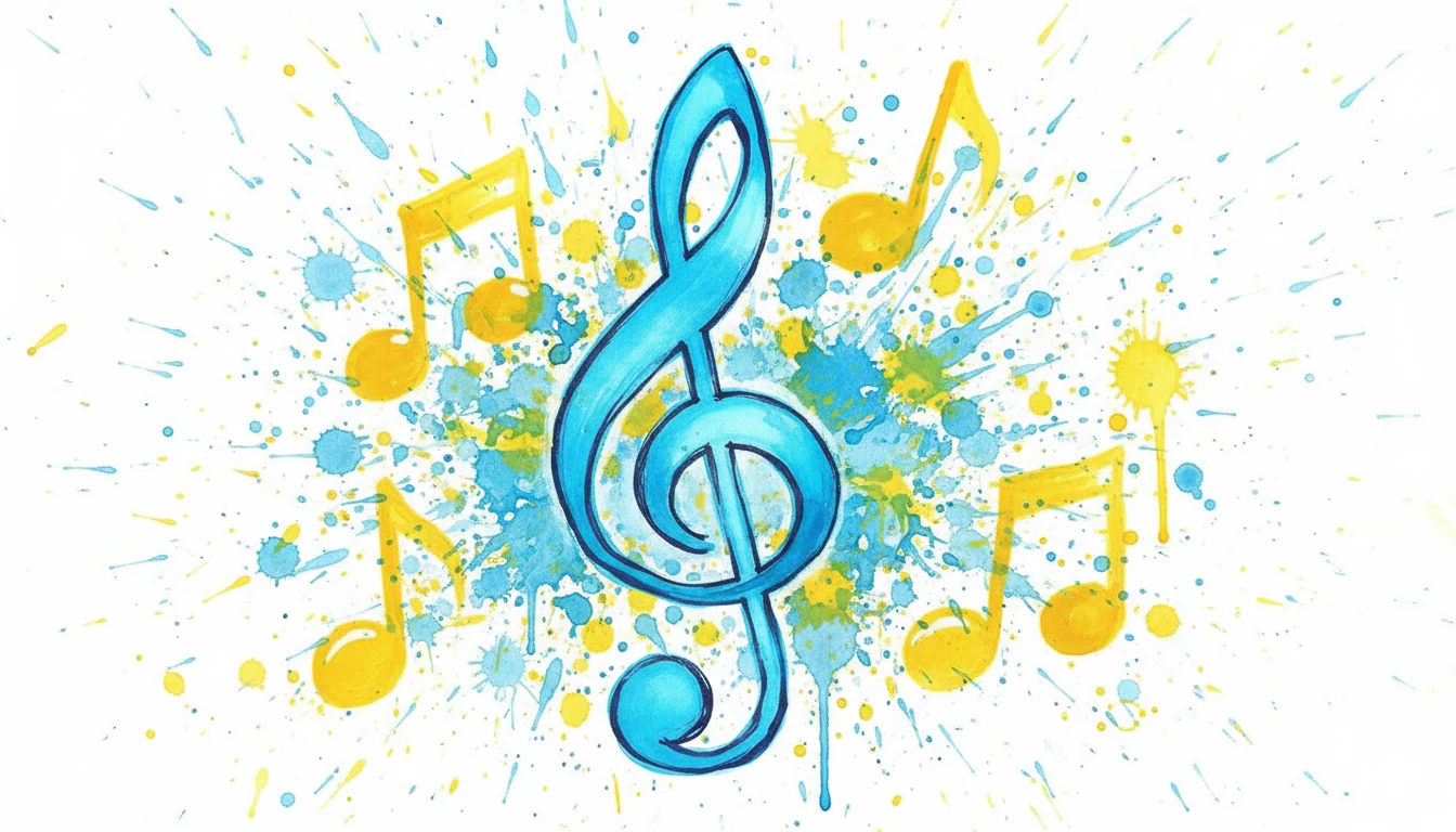 Notenschlüssel Illustration